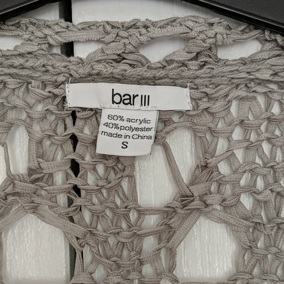 NWT Grey crochet Cardigan - S - Picture 4 of 4